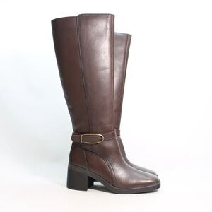 Naturalizer Elliot Women's Boots Chocolate Brown Leather Size 8.5 BNIB